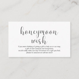 Hochzeitsfreitag, Minimal, Schwarzer Schriftart, Begleitkarte
