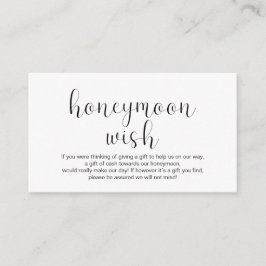 Hochzeitsfreitag, Minimal, Schwarzer Schriftart, Begleitkarte