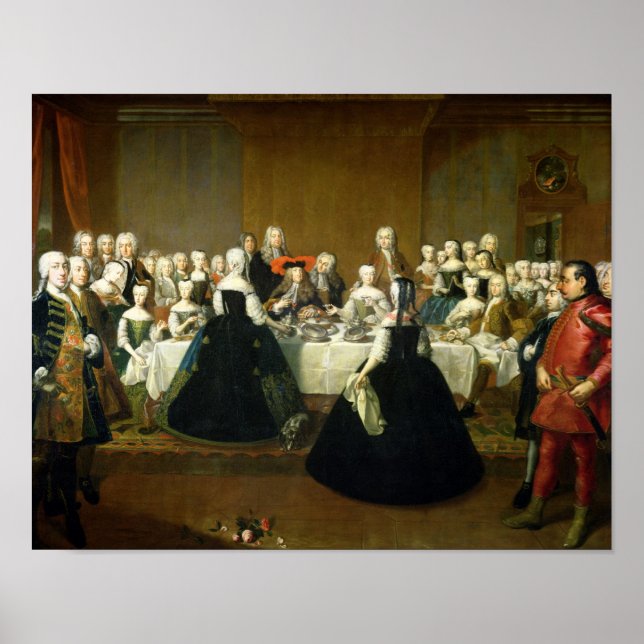 Hochzeitsfrühstück Poster (Vorne)