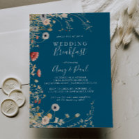 Hochzeitsfrühstück von Navy Boho Wildblume