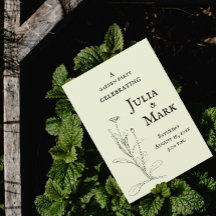 Hochzeitsgarten-Party | Gelbfärbung