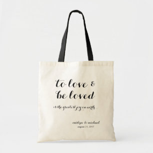 Hochzeitsgast Willkommen-/Geschenktaschen Tragetasche
