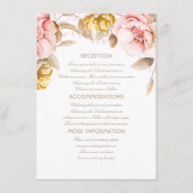 Hochzeitsgäste in Gold und Blush