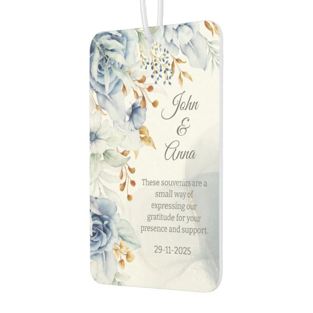 Hochzeitsgäste Souvenirgeschenke Autolufterfrischer (Links)