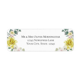 Hochzeitsgelbe Blumen