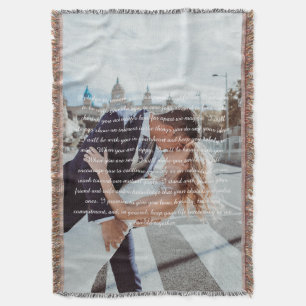 Hochzeitsgelübde Paar Foto Decke