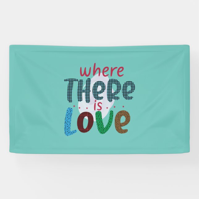 Hochzeitsgeschenk, bei dem Liebe besteht Banner (Horizontal)