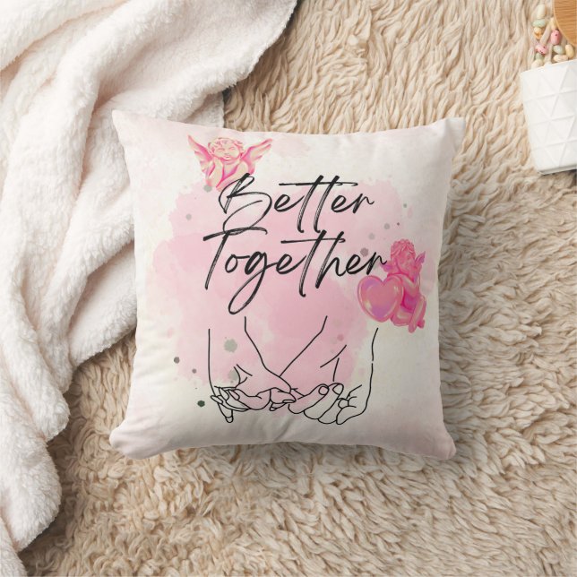 Hochzeitsgeschenk "Better Together" Kissen (Decke)