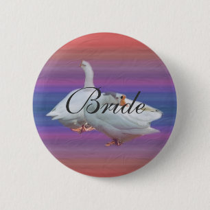 Hochzeitsgeschenk, Braut oder Bräutigam Button