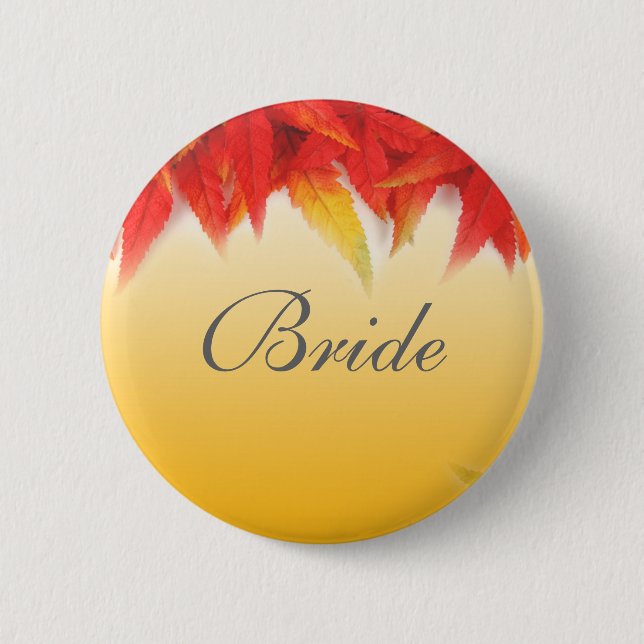 Hochzeitsgeschenk, Braut oder Bräutigam Button (Vorderseite)
