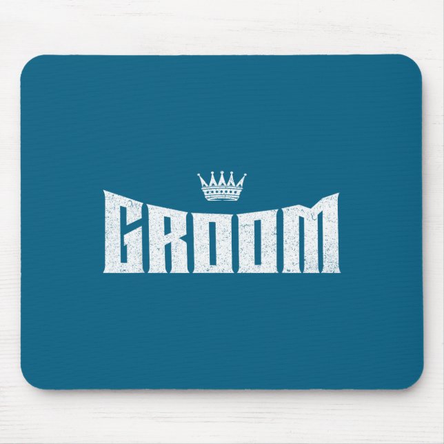 Hochzeitsgeschenk für den Bräutigam Junggesellenab Mousepad (Vorne)