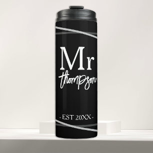 Hochzeitsgeschenk für Ehemann und Personalisiert Thermosbecher