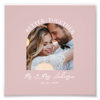 Hochzeitsgeschenk für Foto in Rosa Wohngestaltung