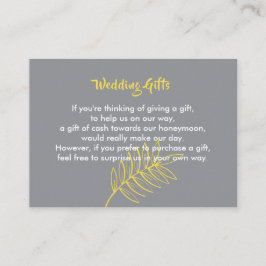 Hochzeitsgeschenk für Honeymoon Geld Personalisier Begleitkarte