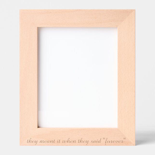 Hochzeitsgeschenk für Paar Geätzte Rahmen (Vorderseite)