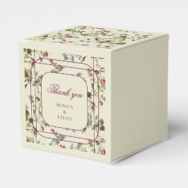 Hochzeitsgeschenk für Vintage Rose Geschenkschachtel