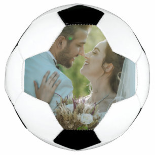 Hochzeitsgeschenk Fußball Custom Paar Bild Design