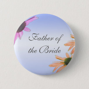Hochzeitsgeschenk, Gänseblümchen Button