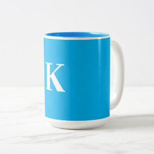 Hochzeitsgeschenk mit Monogramm, Partygeschenk in  Zweifarbige Tasse