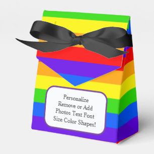 Hochzeitsgeschenk - Personalisierbares Regenbogen- Geschenkschachtel