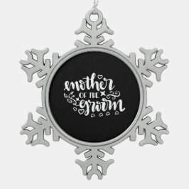 Hochzeitsgeschenk Schneeflocken Zinn-Ornament