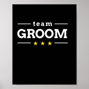 Hochzeitsgeschenk Team Group Poster