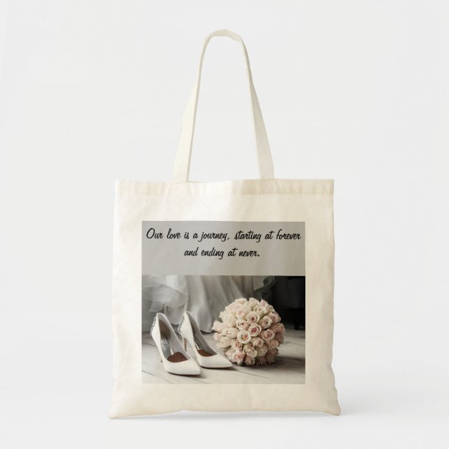 Hochzeitsgeschenk Tragetasche (Vorne)