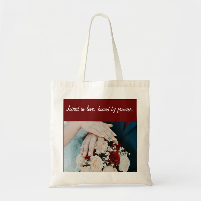 Hochzeitsgeschenk Tragetasche (Vorne)