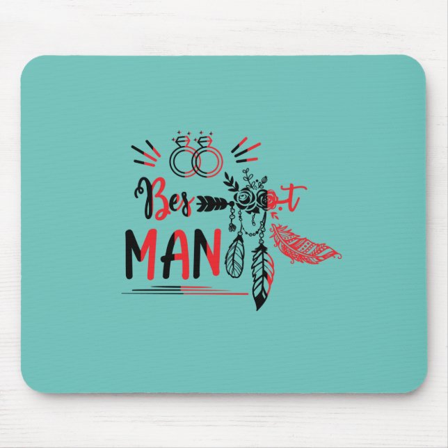 Hochzeitsgeschenk - Trauzeuge Mousepad (Vorne)