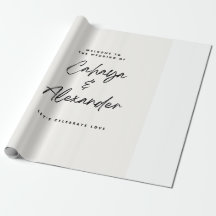 Hochzeitsgeschenk-Verpackungspapier