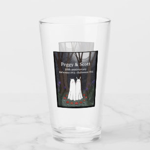 Hochzeitsgeschenk zum Halloween-Jubiläum mit indiv Glas