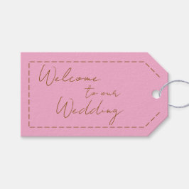 Hochzeitsgeschenke benutzerdefinierter Name Minima Geschenkanhänger
