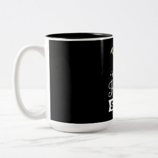 Hochzeitsgeschenke | Du bringst mein Herz zum Läch Zweifarbige Tasse
