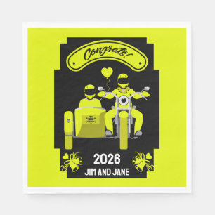 Hochzeitsgeschenke für Motorräder Serviette