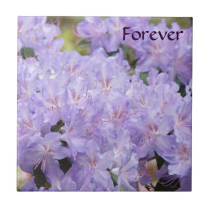 Hochzeitsgeschenke Lavender Floral Tile Art Bridal Fliese