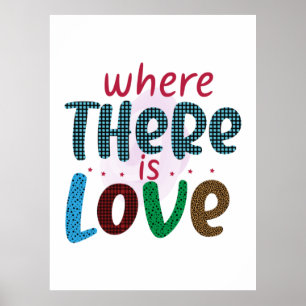 Hochzeitsgeschenke LIEBE Poster