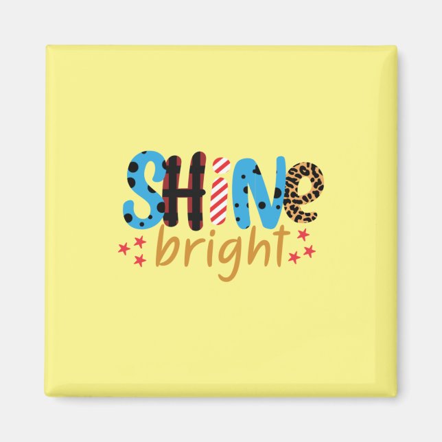 Hochzeitsgeschenke | Shine Bright Magnet (Vorne)