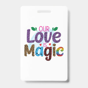 Hochzeitsgeschenke   Unsere Liebe ist Magie Ausweis