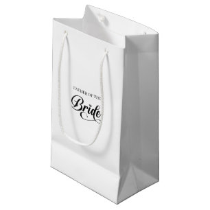 Hochzeitsgeschenktasche für den Vater der Braut Kleine Geschenktüte