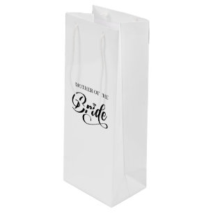 Hochzeitsgeschenktasche für die Mutter der Braut Geschenktüte Für Weinflaschen