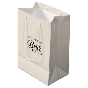 Hochzeitsgeschenktasche für die Mutter der Braut Mittlere Geschenktüte