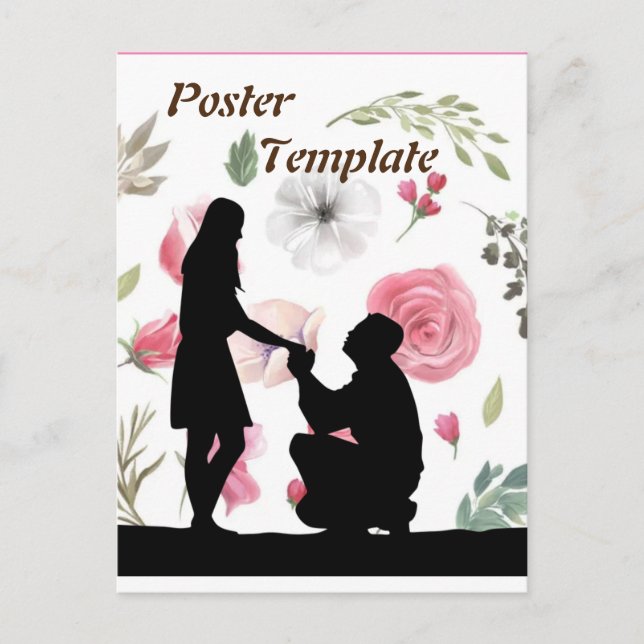 Hochzeitsgeschichten Postkarte (Vorderseite)