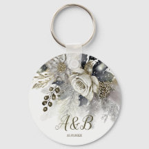 Hochzeitsgesellschaft Silber Goldene Weiße Rosen B