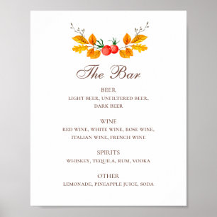 Hochzeitsgetränke für Hochzeitsgetränke im Wasserf Poster