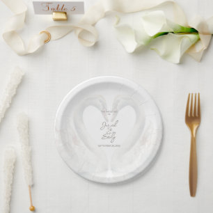 Hochzeitsgewohnheit Pappteller