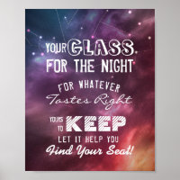 Hochzeitsglas für die Nacht finden Ihren Platz