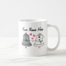 Hochzeitsglocken Custom Tasse Niedliches Sonnenges