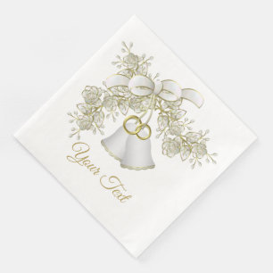 Hochzeitsglocken Standard Dinner Napkins Serviette