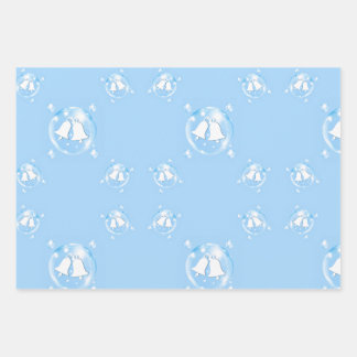 Hochzeitsglocken Wrapping Paper Sheets Geschenkpapier Set