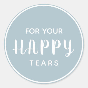 Hochzeitsglückstifte   Gewebekasten Runder Aufkleber